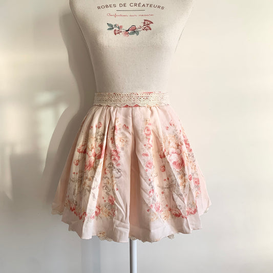 Liz Lisa floral skirt with waist ties
