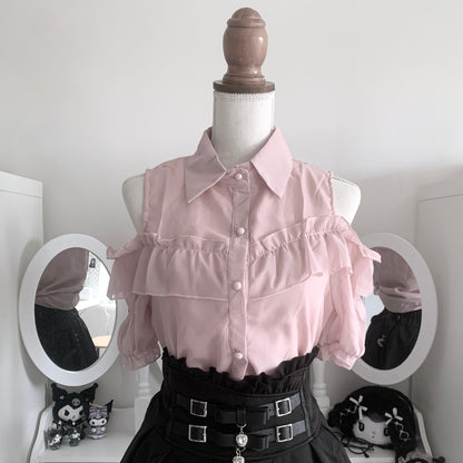 Erina open shoulder blouse