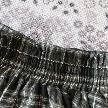 Noémie plaid skirt with shorts