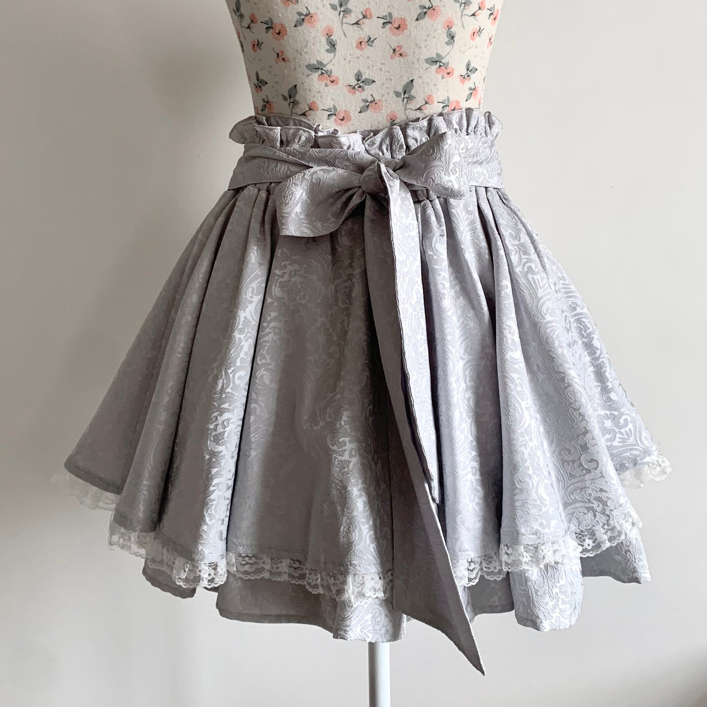 Noémie flared skirt blue