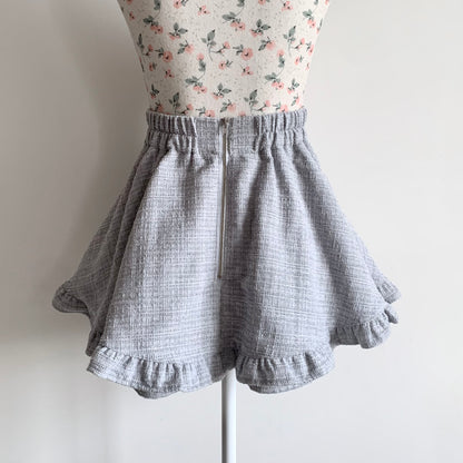 Ank Rouge sparkly tweed skirt blue