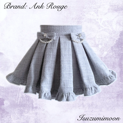 Ank Rouge sparkly tweed skirt blue